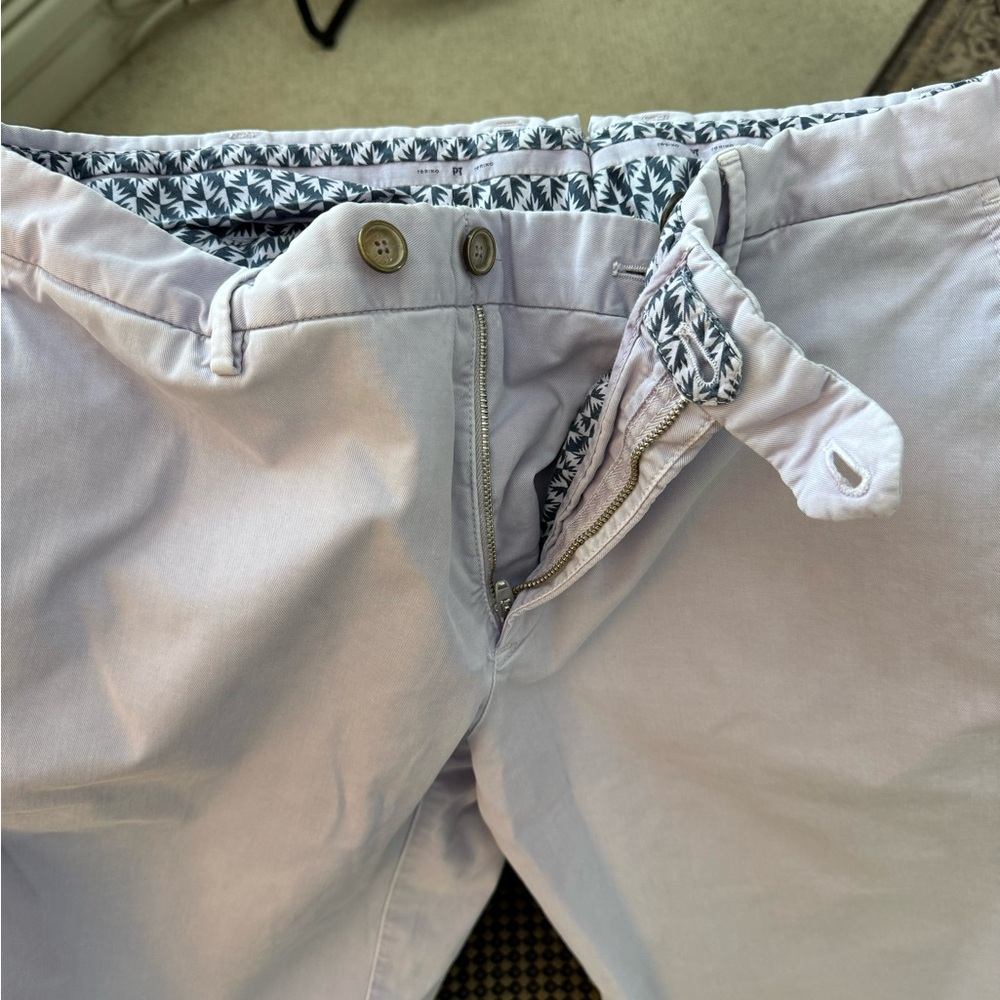 PT Torino light purple cotton pants.